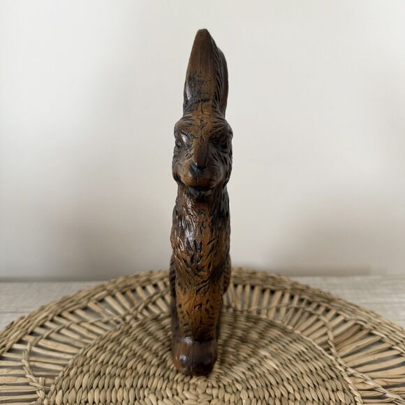 Resin Chocolate Easter Bunny Figurine Easter Home Decor - Picture 4 of 5